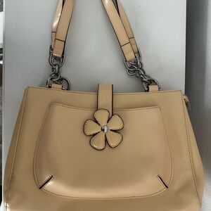 Yellow Flower Accent Women's Bag